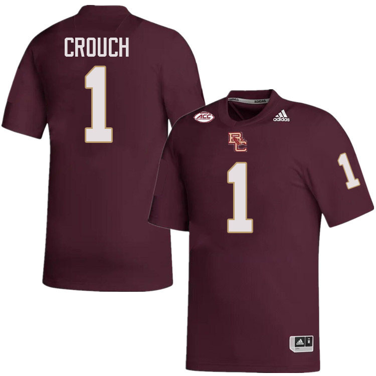 Daveon Crouch Jersey,#1 Daveon Crouch Boston College Eagles Football Jersey,Uniforms-Maroon